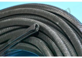 Guarnizione a "U" 13x10 con anima in metallo per protezione bordi Lancia Fulvia ed altre applicazioni - Vendita al metro