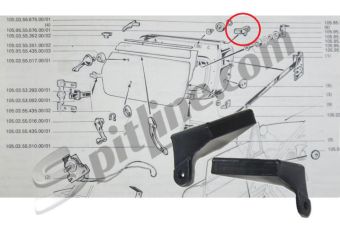 Guarnizioni posteriori angolo porte Alfa Romeo Duetto Spider