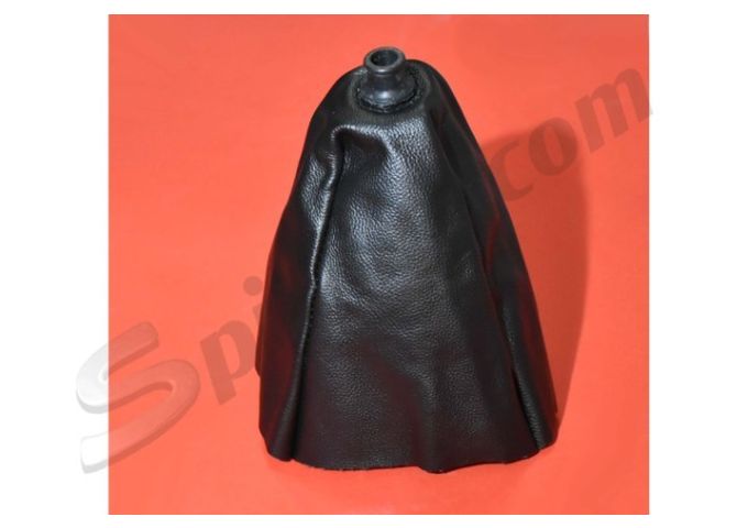 Cuffia Leva Del Cambio In Vera Pelle S.Toledo Per Seat Toledo (1999-2005) - Cambio Manuale - Colore Nero Con Cuciture