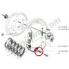 Molla per perno ganasce freno a mano Alfa Romeo serie Giulia 105/115