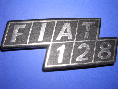 Scritta posteriore Fiat 128