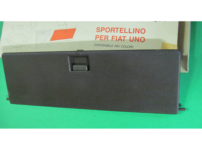Sportello marrone per cassetto cruscotto Fiat Uno 1^ serie