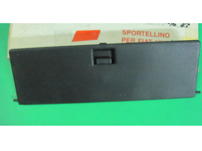 Sportello nero per cassetto cruscotto Fiat Uno 1^ serie