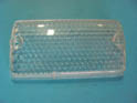 Plastica incolore fanale freccia anteriore destra Autobianchi A112 1^-2^-3^ serie ('69-'77) - Foro largo per vite in plastica