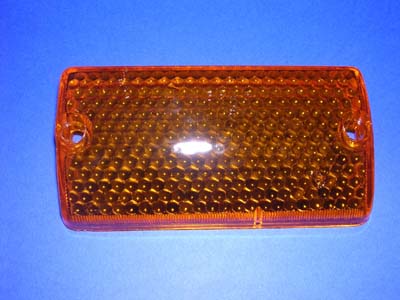 Plastica arancio fanale freccia anteriore sinistra Autobianchi A112 1^-2^-3^ serie ('69-'77) - Foro grande per vite in plastica