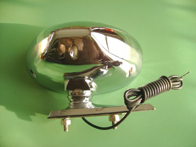 Specchio retrovisore esterno sinistro cromato (con illuminazione per freccia laterale)