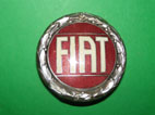 Fregio FIAT in metallo con alloro diam.72 Fiat 124 Abarth