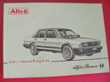 Libretto uso e manutenzione Alfa Romeo Alfa 6