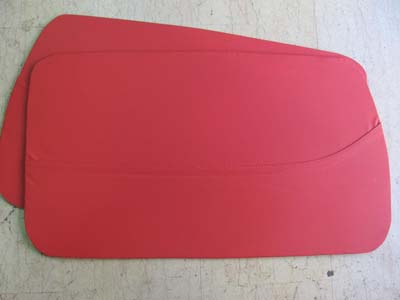 Coppia pannelli anteriori colore rosso Fiat  500D 1^ serie (tasca lunga)