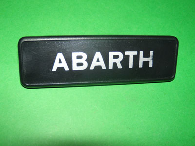 Scritta laterale ABARTH (cm.3x9,5 circa) per Autobianchi A112