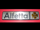 Scritta posteriore Alfa Romeo Alfetta Quadrifoglio oro