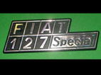 Scritta posteriore in plastica Fiat 127 Special