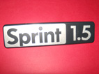 Scritta posteriore Sprint 1.5 per Alfa Romeo Alfasud