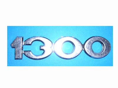 Scritta "1300"