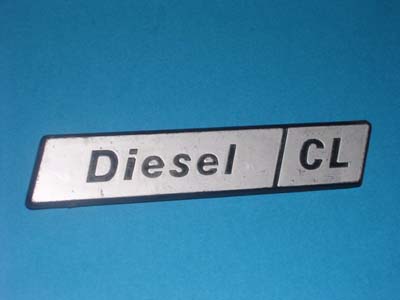 Scritta Diesel CL (lungh. cm.15)