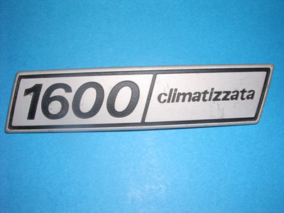 Scritta 1600 climatizzata (lungh. cm.14)