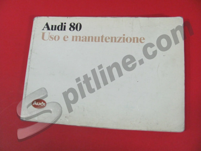 Libretto uso e manutenzione usato Audi 80 (Ediz.2/'88)