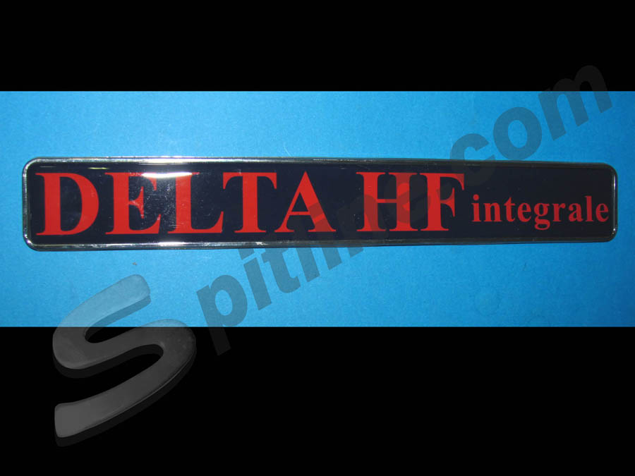 Scritta in plastica (mm 235x35) Delta HF integrale per Lancia Delta