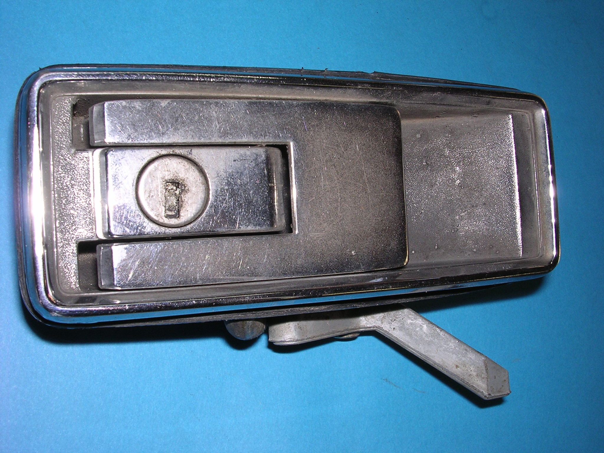 Maniglia sportello Beta Coupè DX cromata (priva di chiave) per Lancia