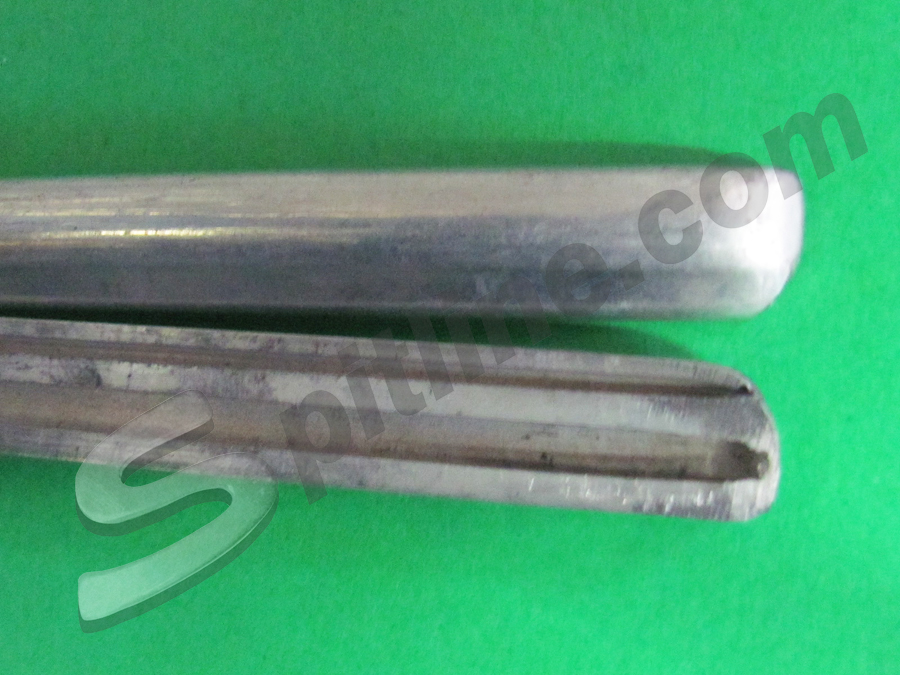 Coppia modanature in alluminio (cm.60) parafanghi posteriori Fiat 1100