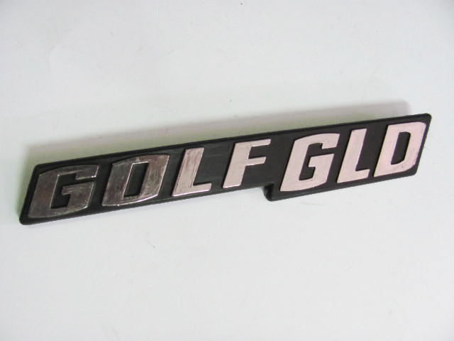 Scritta posteriore in plastica GOLF GLD per Volkswagen Golf