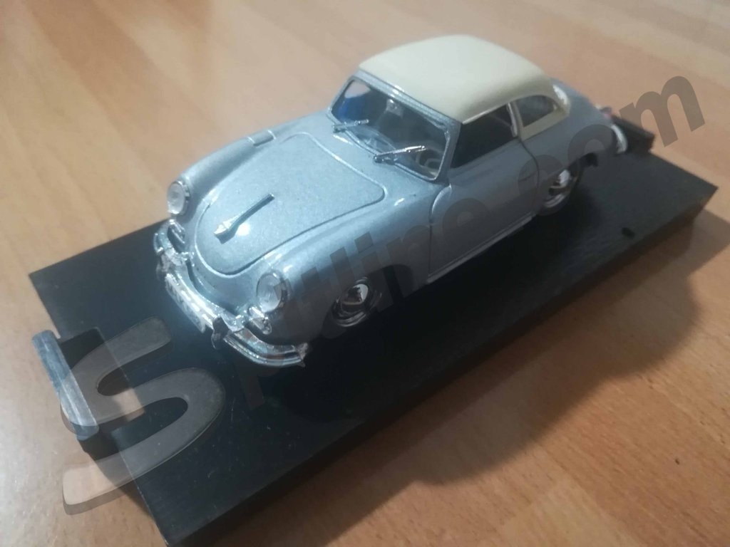 Automodello 1:43 marca Brumm - Porsche 356 Hard Top 1952 color argento