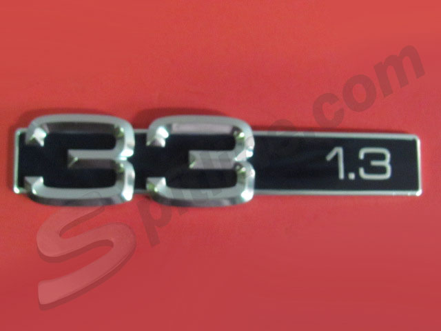 Scritta adesiva Alfa Romeo 33 1.3
