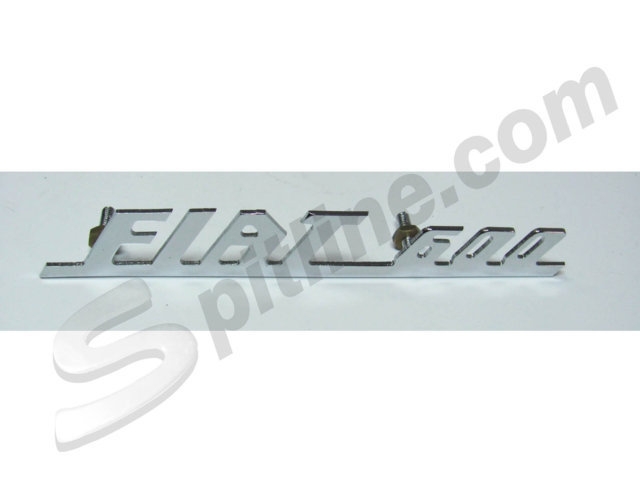 Scritta in metallo (mm 110) per cruscotto Fiat 600 1^ serie ('55-'59)