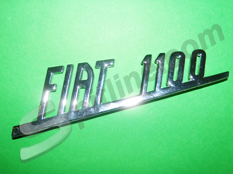 Scritta posteriore in metallo  Fiat 1100