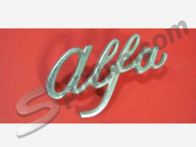 Scritta usata posteriore "Alfa" per Alfa Romeo Giulia Nuova Super