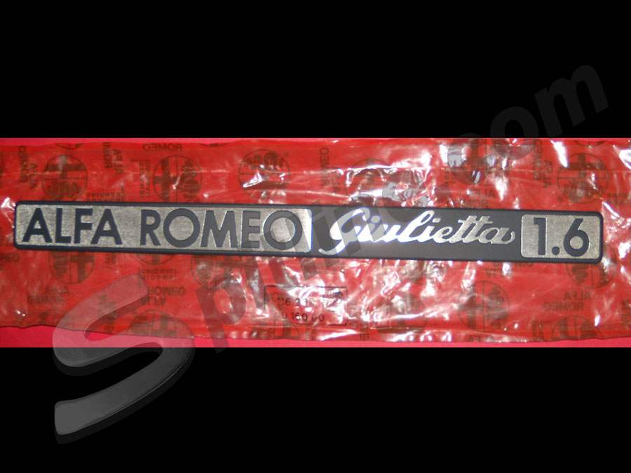 Scritta posteriore Alfa Romeo Giulietta 1.6
