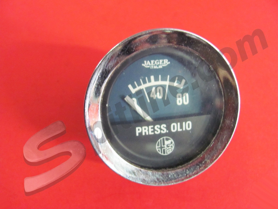 Strumento pressione olio Jaeger usato Alfa Romeo Giulia Nuova Super 1300/1600 ('74→)