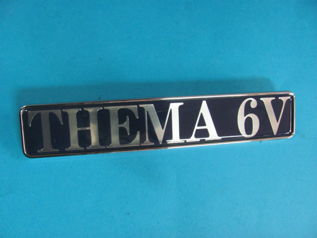 Scritta posteriore THEMA 6V per Lancia Thema