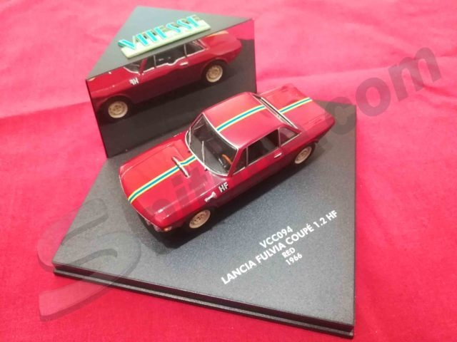 Automodello 1:43 marca Vitesse - Lancia Fulvia Coupé 1.2 HF (modello 1966 colore rosso)